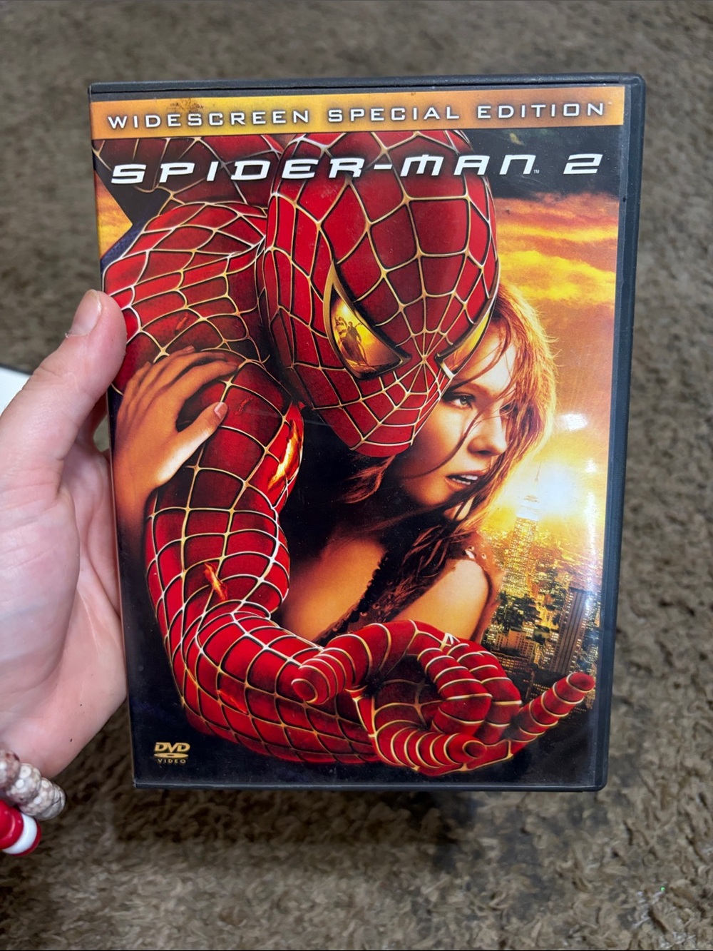 Spiderman Red and Black Spider-Man 2 DVD